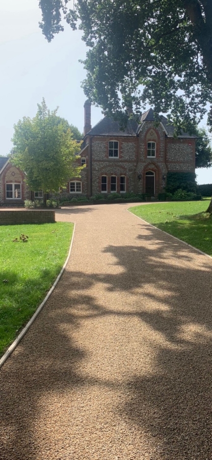 driveway tar and chip surface dressing Hampshire