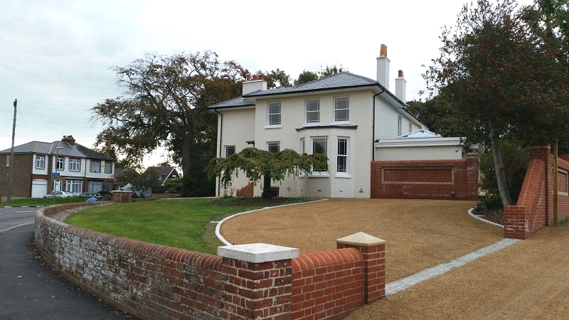 driveway tar and chip surface dressing Hampshire