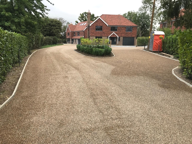 driveway tar and chip surface dressing Hampshire