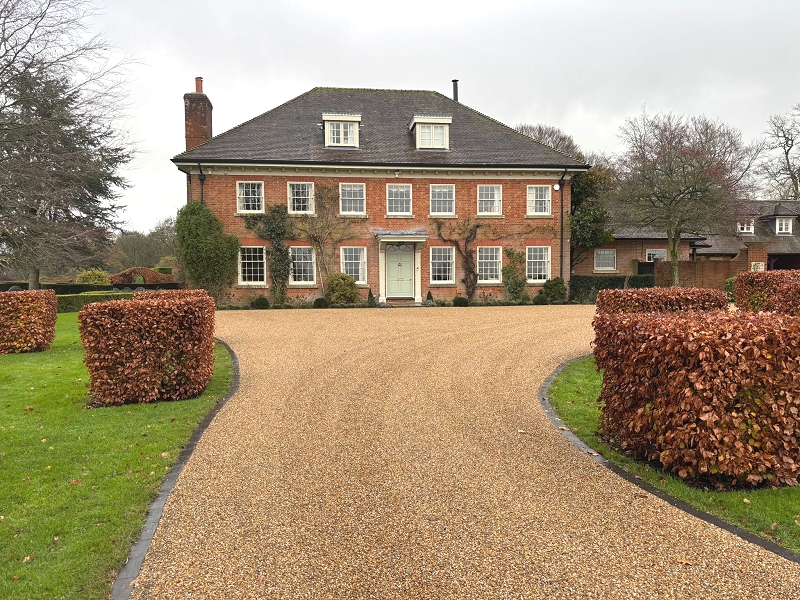 driveway tar and chip surface dressing Hampshire