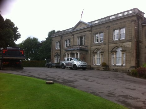 surface dressing hot tar and chippings for driveways Hampshire